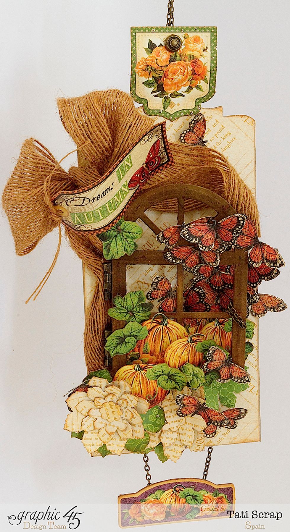 Voil\u00e1!!!! You have a beautiful wall decor for your home this Fall season.
