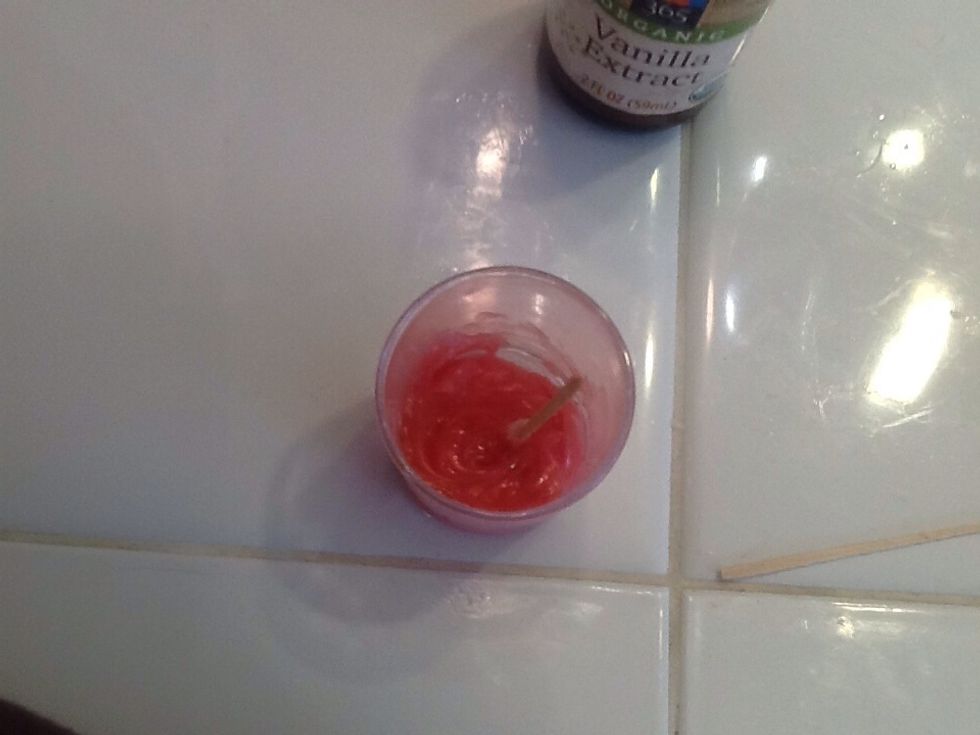 Voila! Mine came out a rosy, shimmery color.
