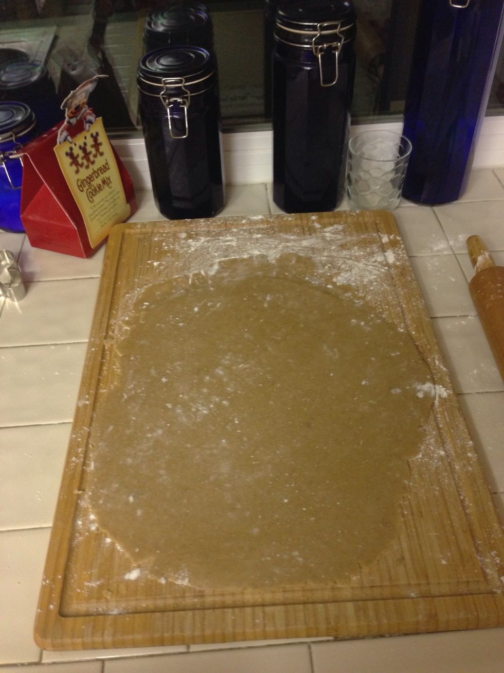 Voila! Nice and thin, now the fun begins!