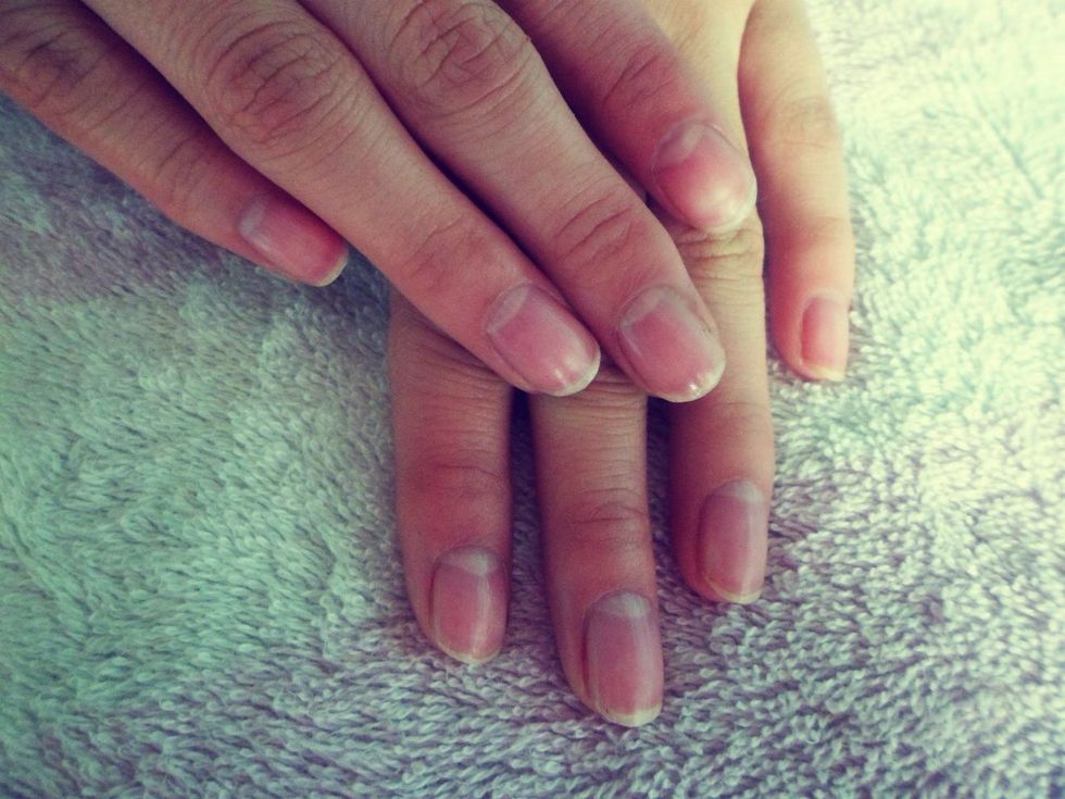Voila! Pampered hands, squeaky clean fingers and neat nails that'll last you up to a week! \ud83d\udc85 If you want, you can finish with a topcoat or polish of your choice, but remember to apply a basecoat!\ud83d\ude0a\u2764