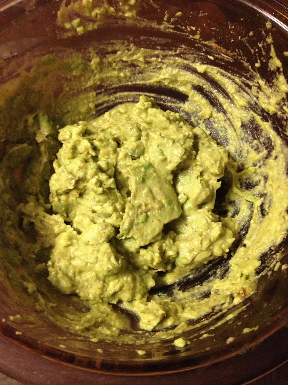 Voila! The world's best guacamole!