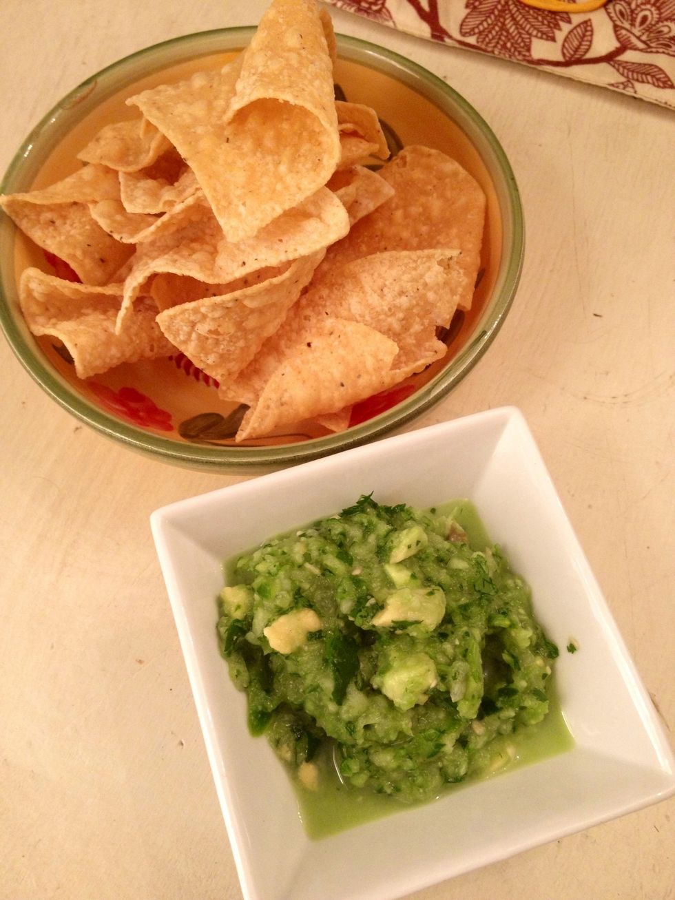 Voila! This salsa is great as is with chips but try it on salads, eggs, sandwiches...there's no limit!