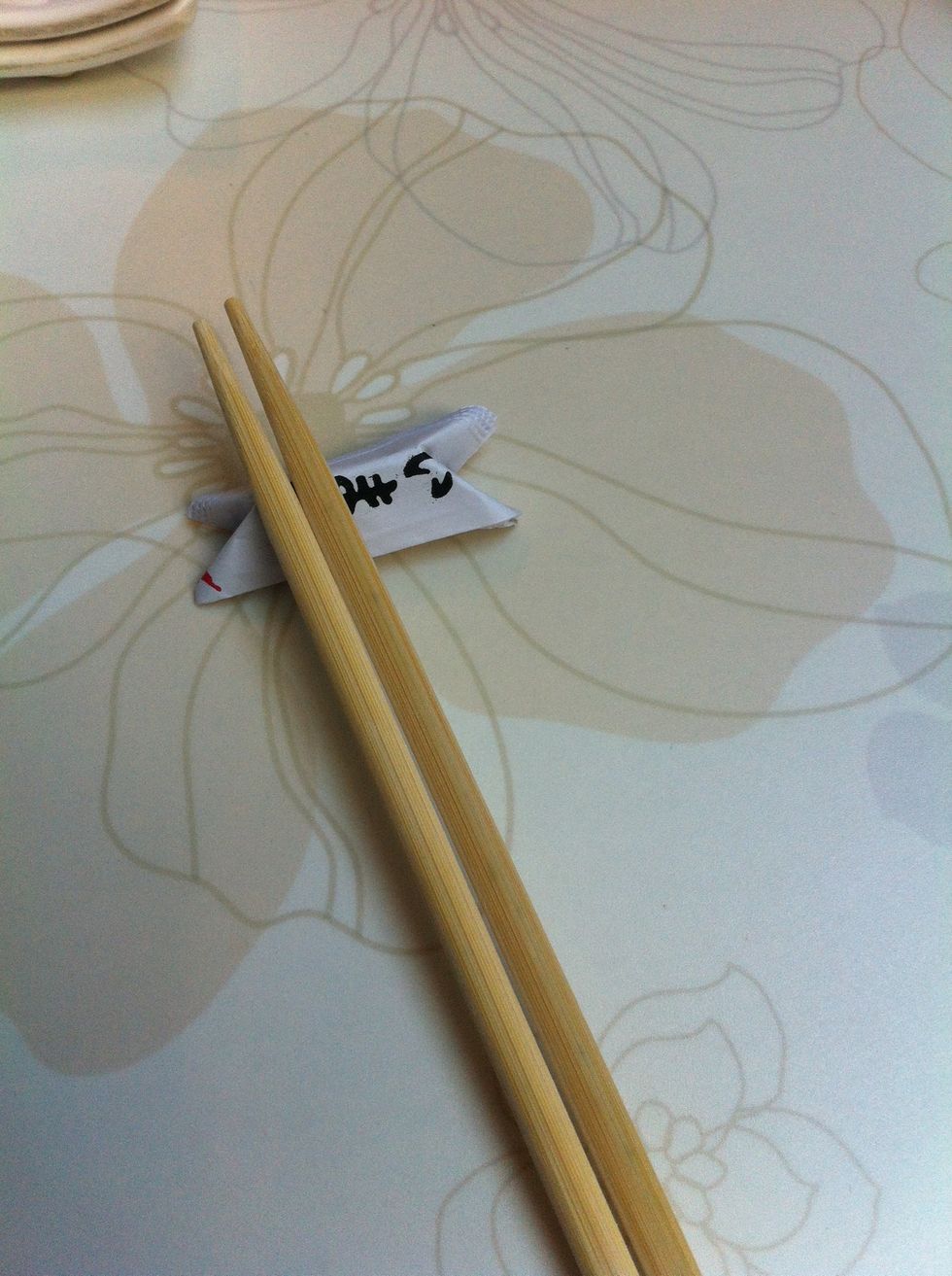 How to fold a chopstick wrapper into a chopstick holder B+C Guides