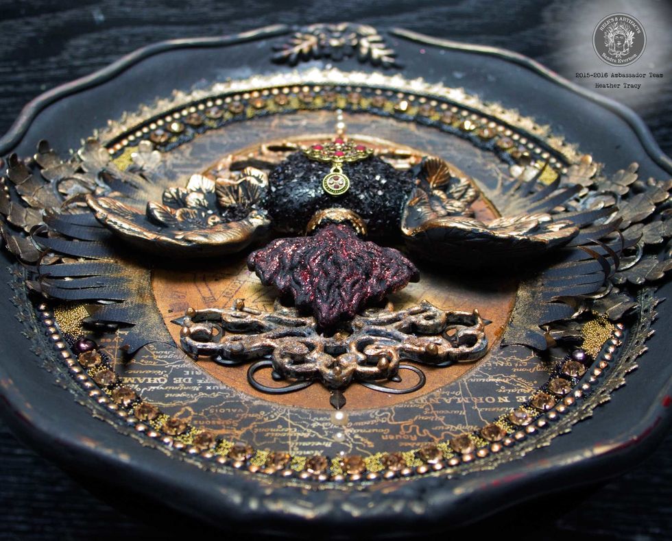 Voila! You're finished! A glimpse from above, giving you a clearer view of how dimensional the final result is: