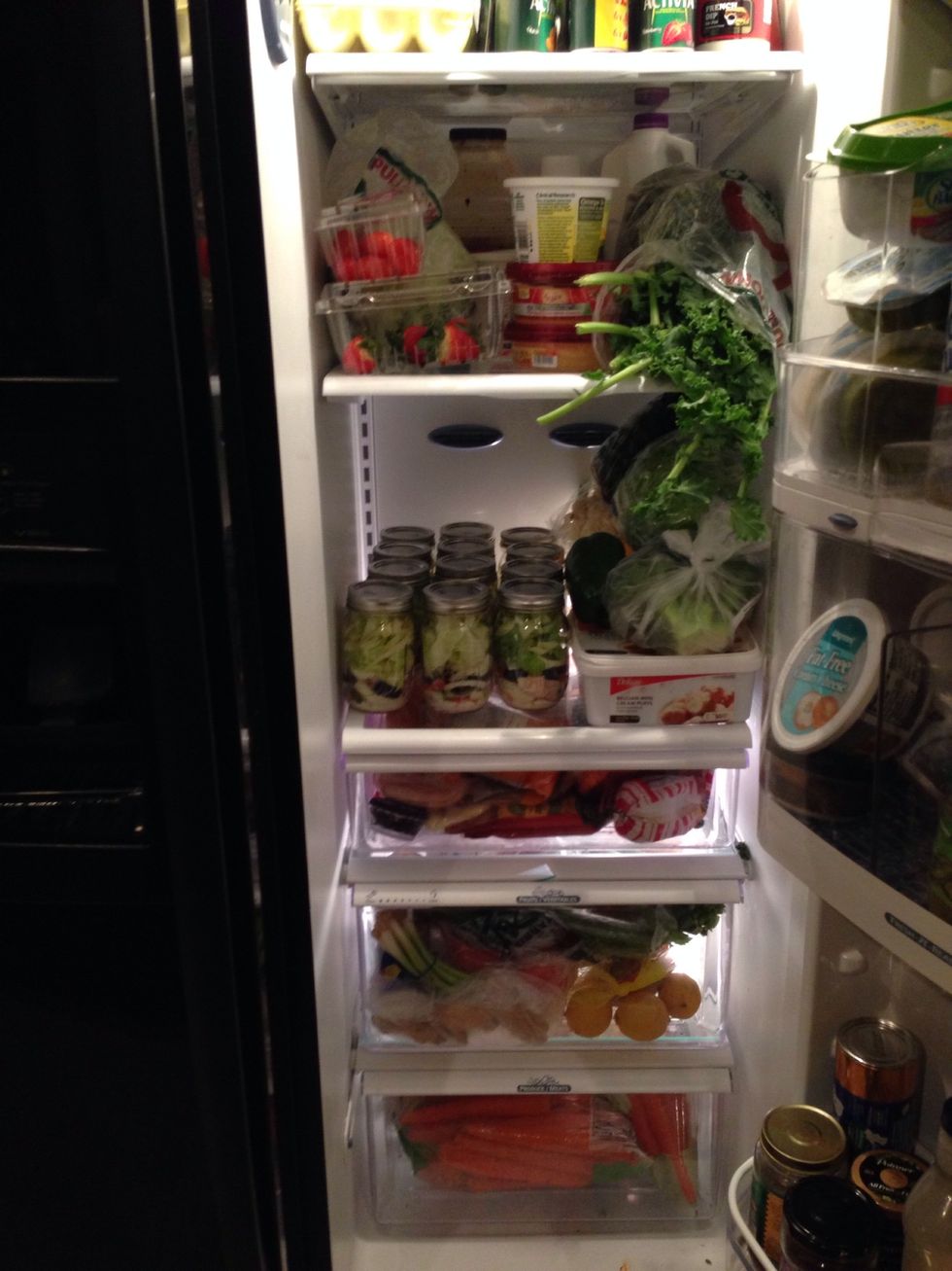 Voilah, all you have to do now is shake your jar and eat. Have a try!