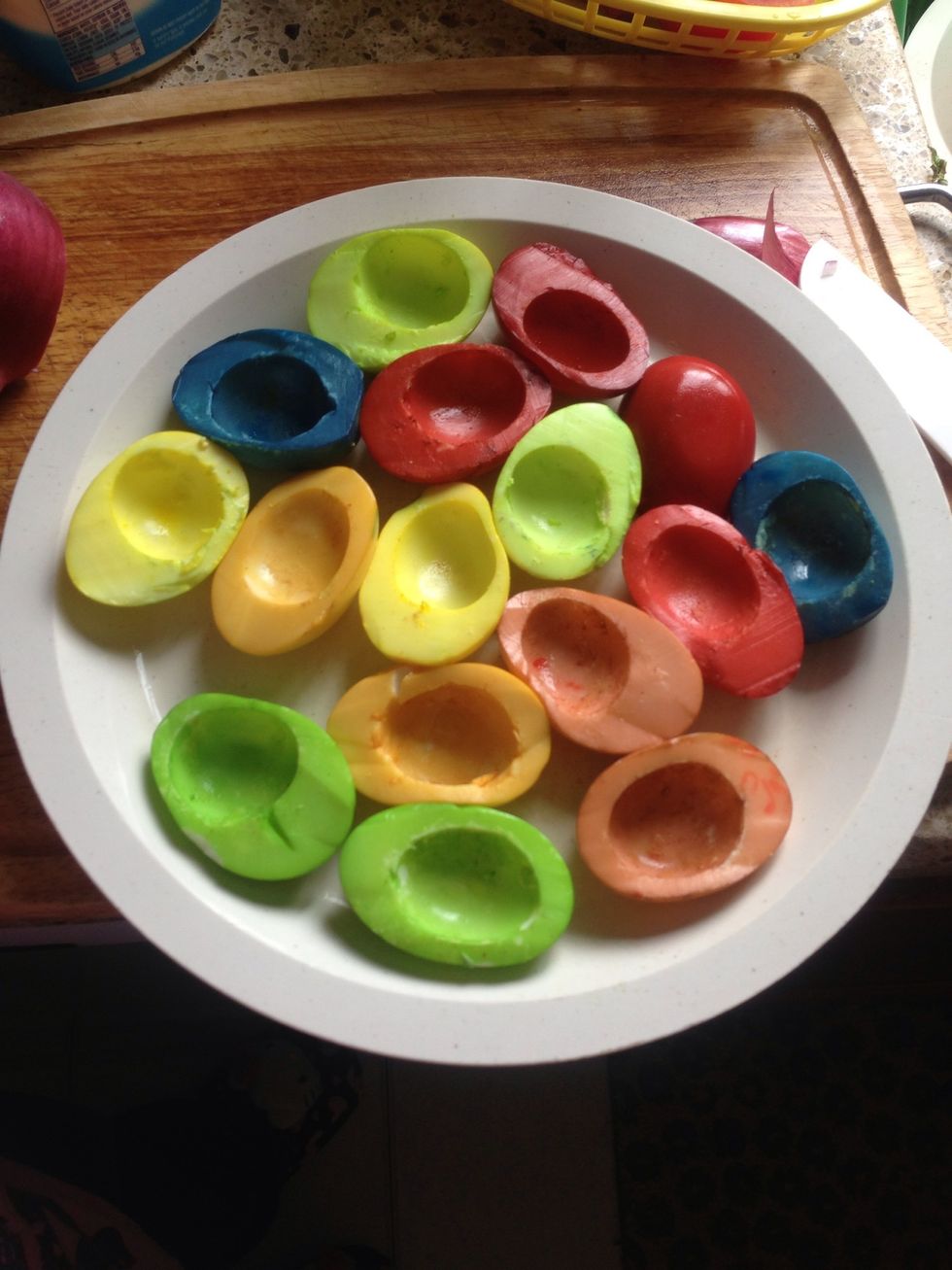 Voilah! My girls love mixing colors and got creative. Go find your creative colors.