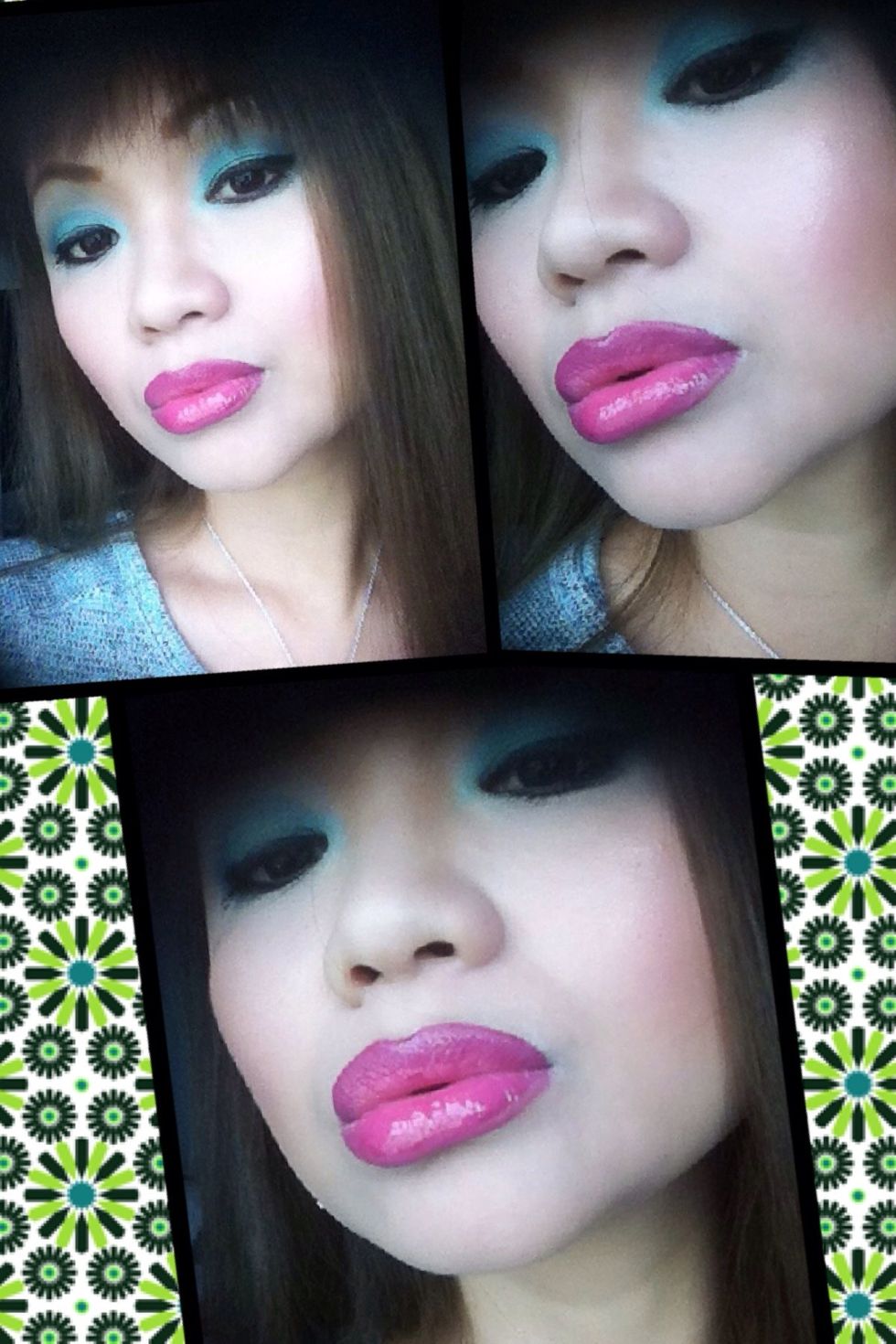 Voilah! Your done add lipgloss to add umpf to your voluptuous lips.