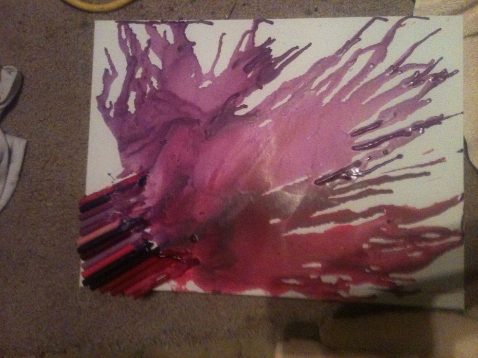 Wait about 2 minutes to dry