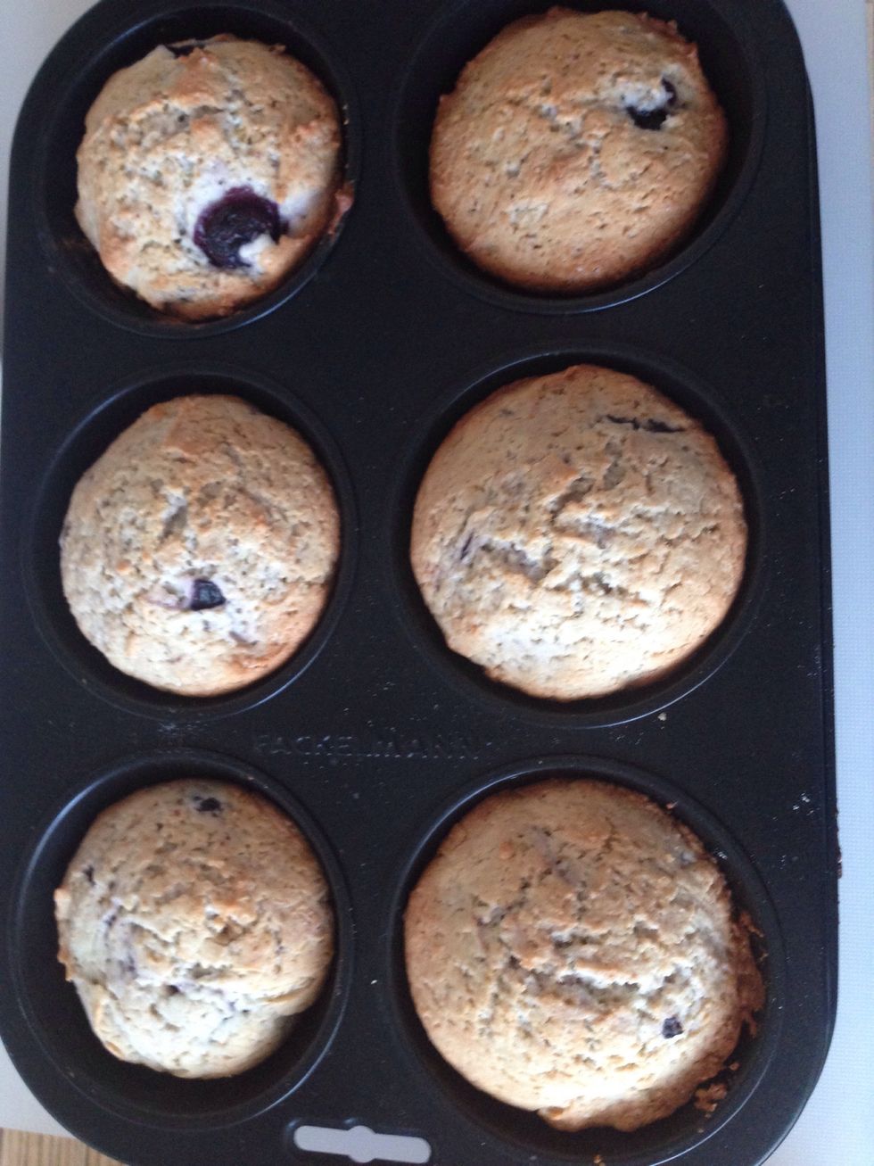 Wait about 25-30 min. Cakes must be soft inside.