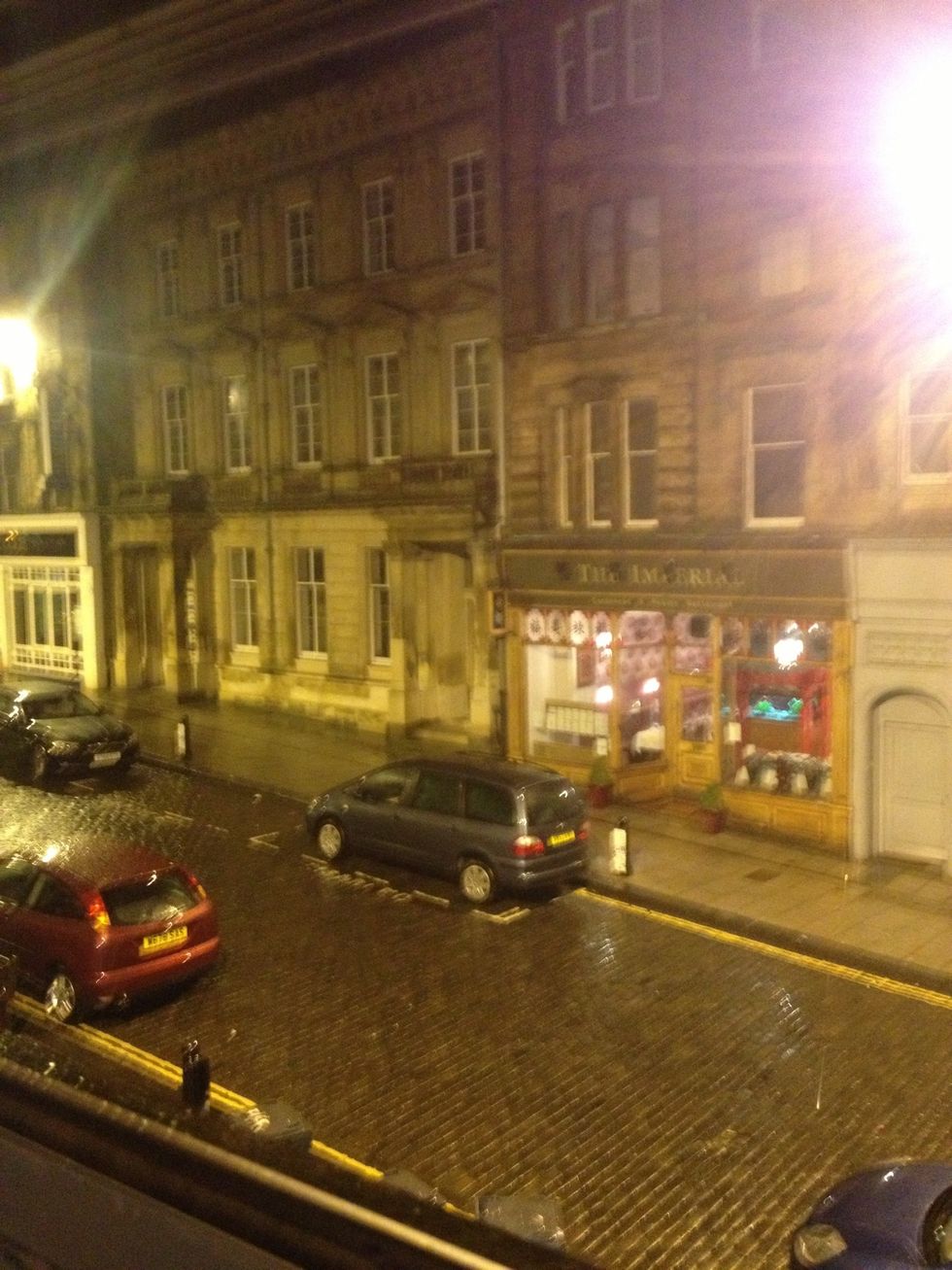 Wait for it to rain.