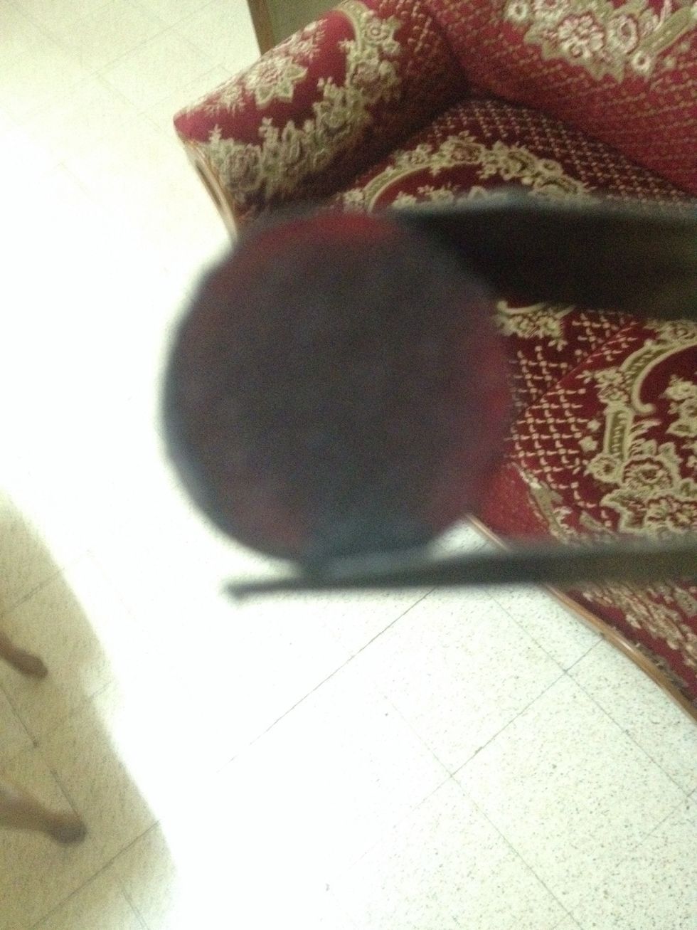 Wait for the coal to turn red like this