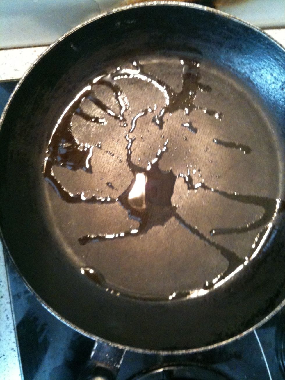 Wait for the oil to get hot