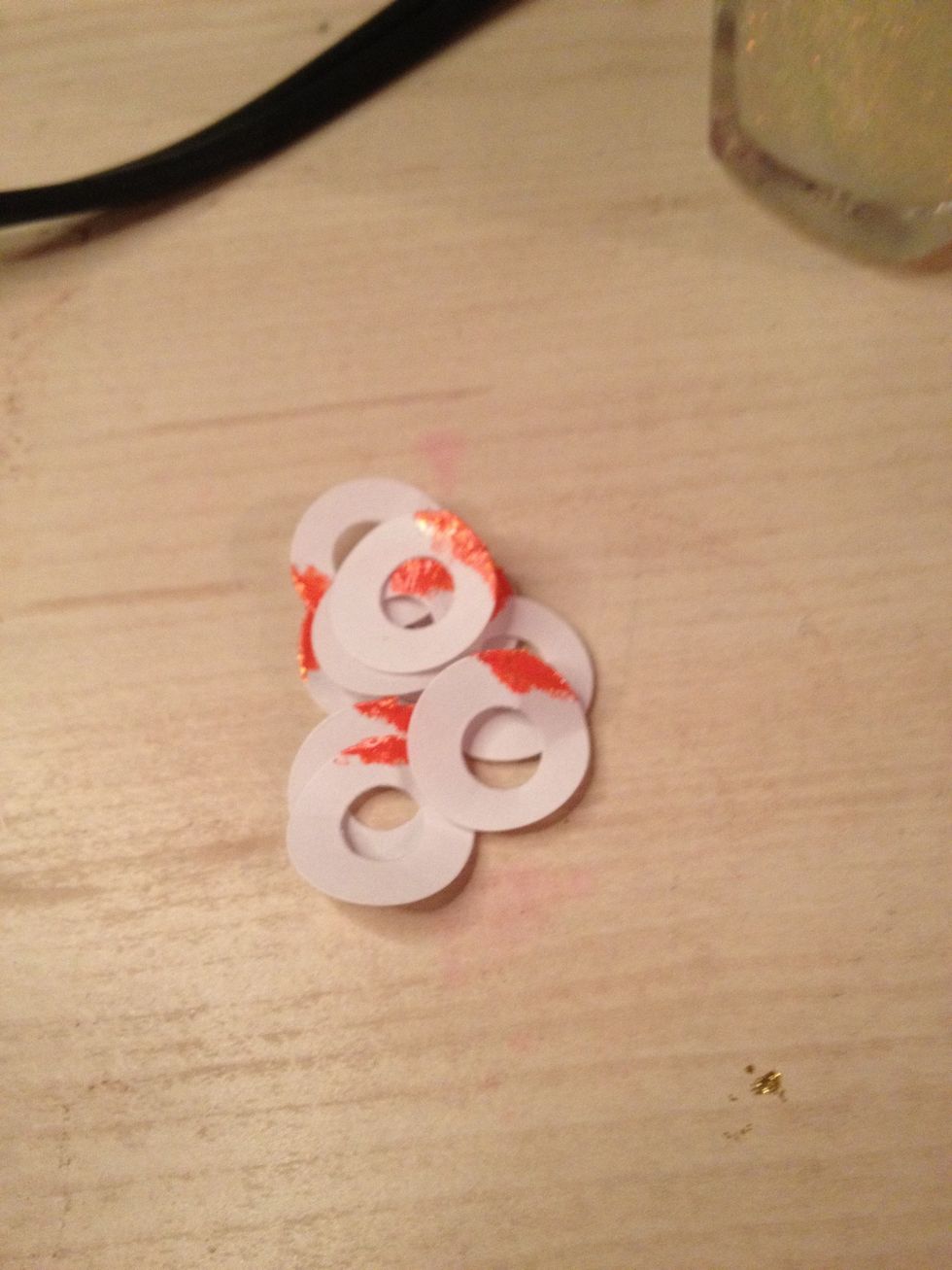 Wait for your nails to dry COMPLETELY!!! Then take off the stickers carefully