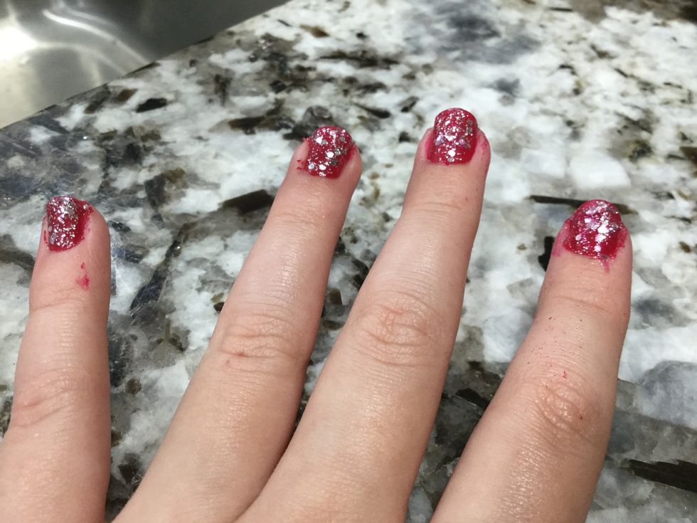 Wait till it dries \ud83d\ude0c