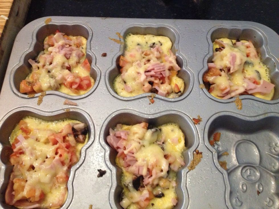 Wait till the cheese melts