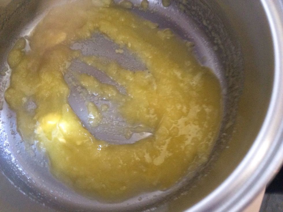 Wait till you get a paste like material like so.