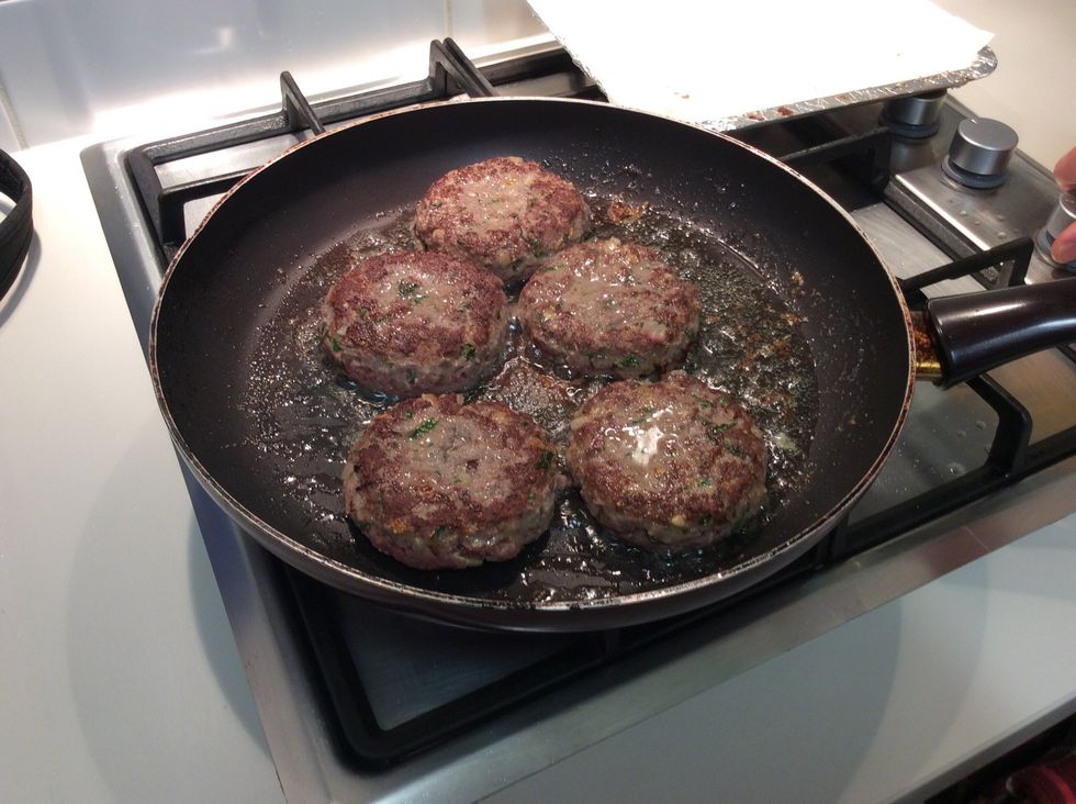 Wait until brown and flip, then wait for the other side to turn brown