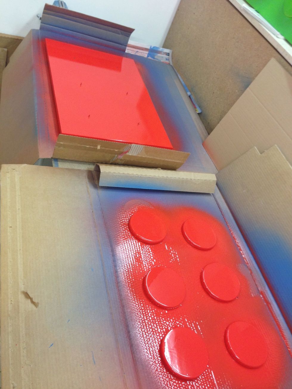 Wait until the paint has dried.!