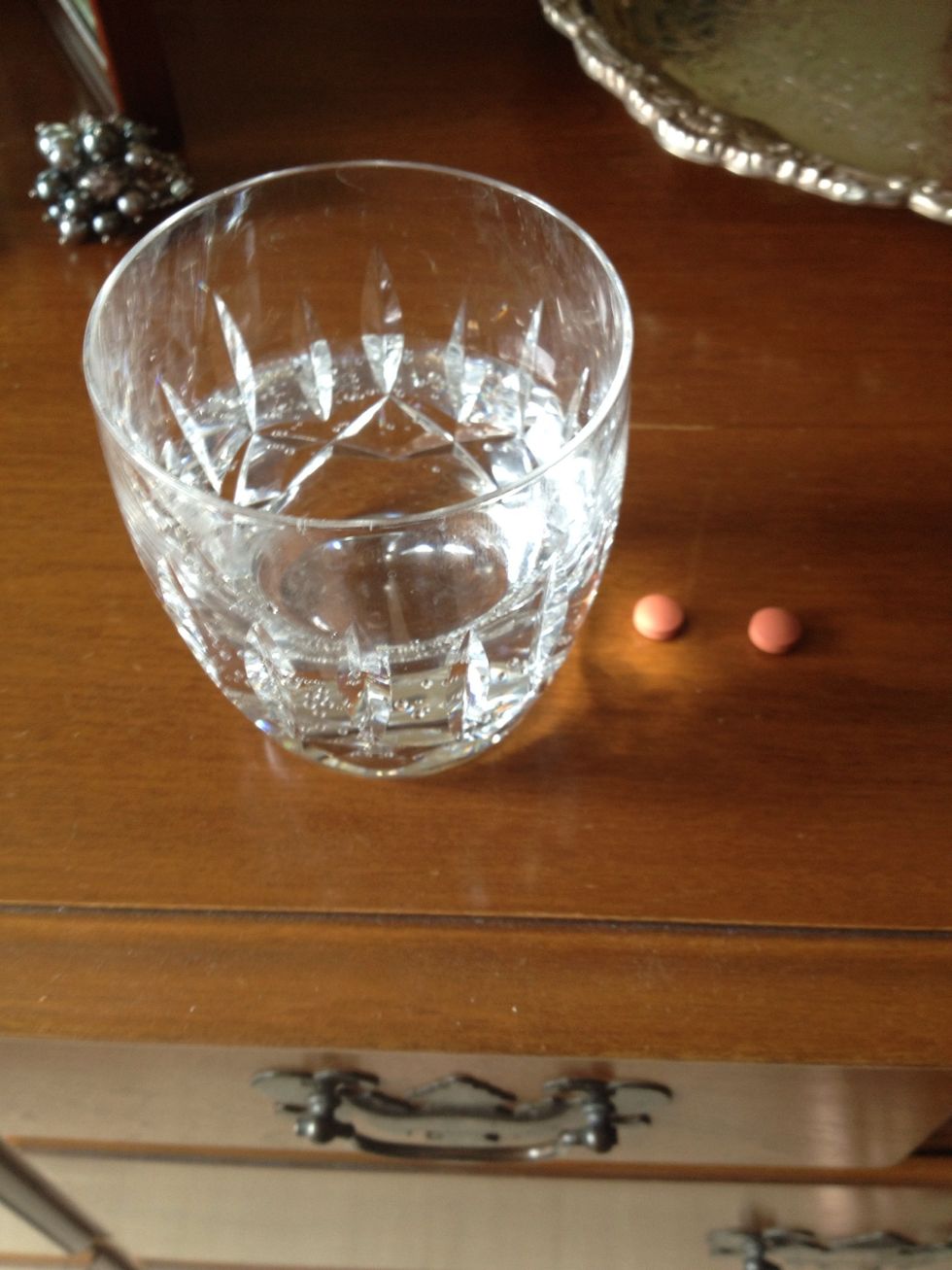Wake up, assess your surroundings, and immediately drink a large glass of water and take two ibuprofen.