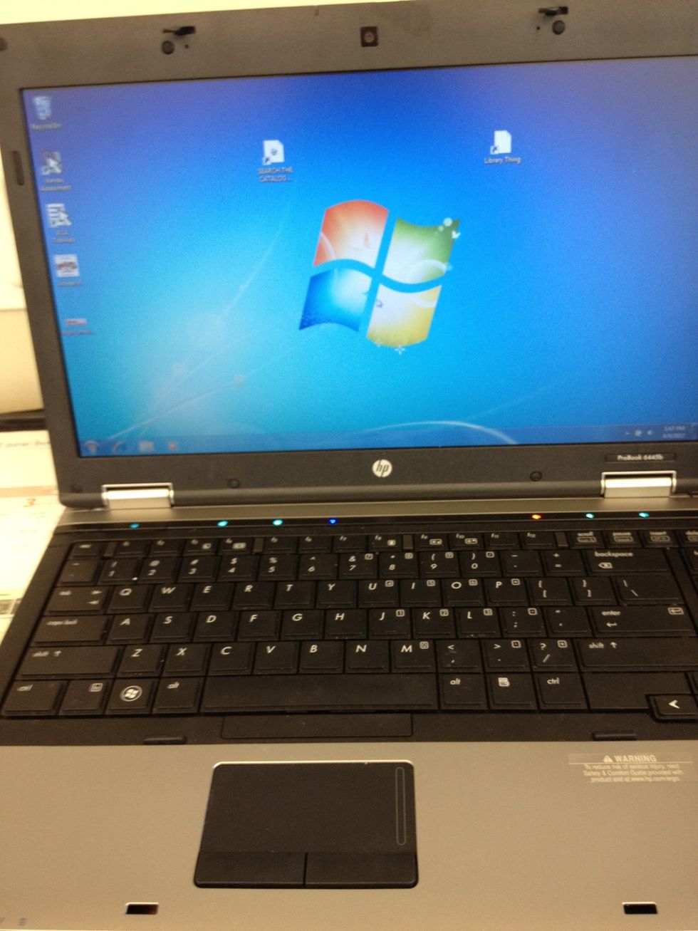 Wake up the computer.