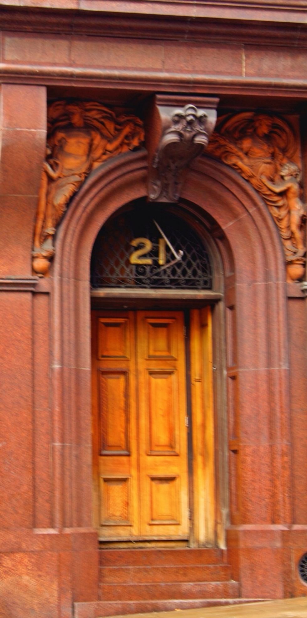 Walk around the corner, Mosley Street, first street in the world illuminated by electricity..