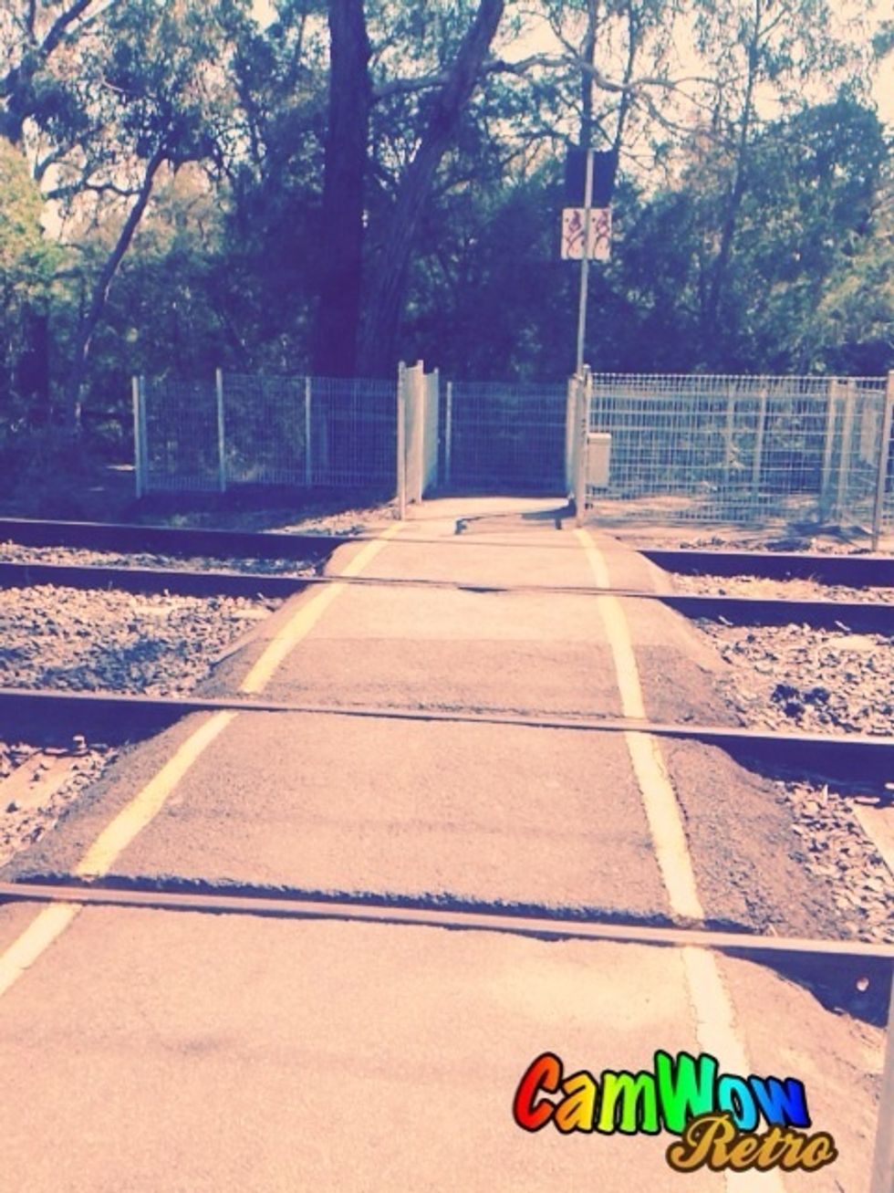 Walk past Ringwood Ballet until you pass the Train Tracks