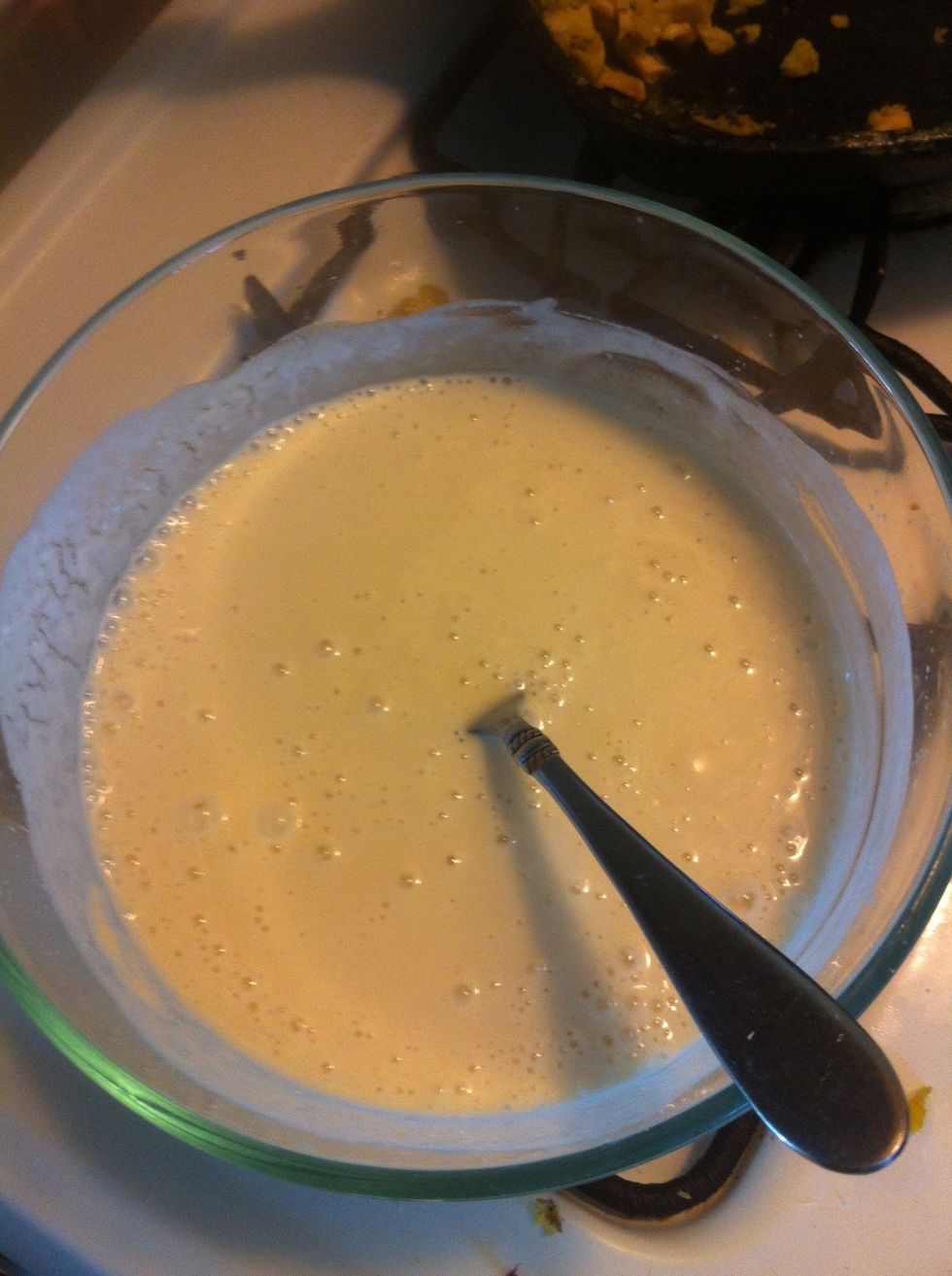 Warm the mixture, stirring constantly until you get the consistency of gravy. Be careful not to let it burn!