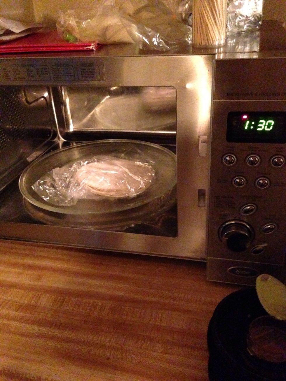 Warm them for they can be flexible