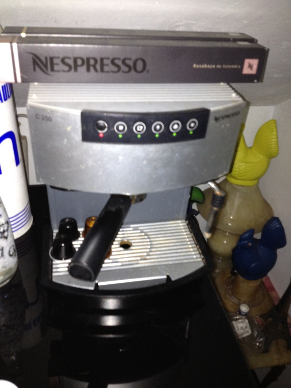 warm up the nespresso "engine"