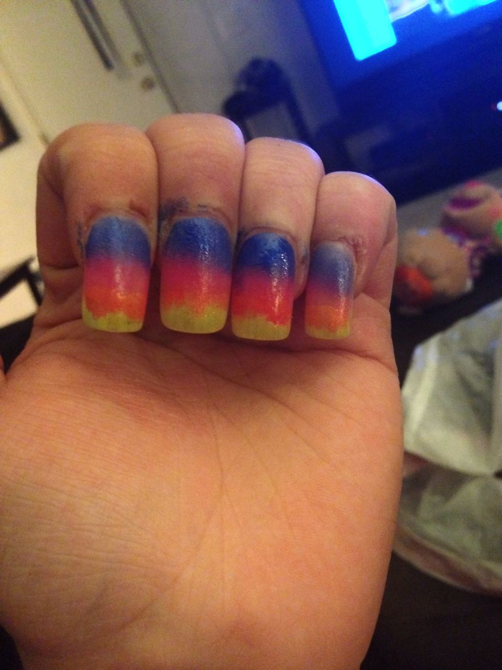 Warning!! It will get on your skin, but you can clean it off with a q tip dipped into acetone or polish remover.