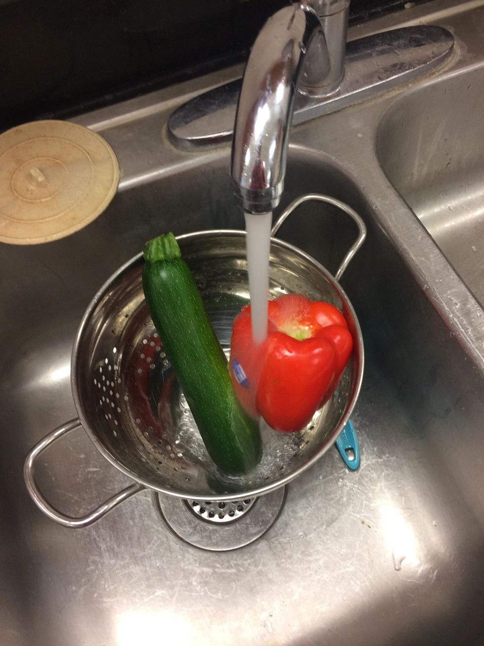 Wash all vegetables