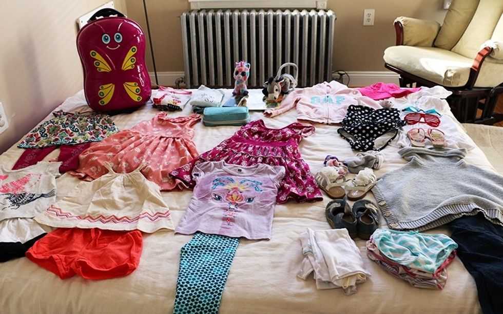 Wash and pick out clothes for the trip.