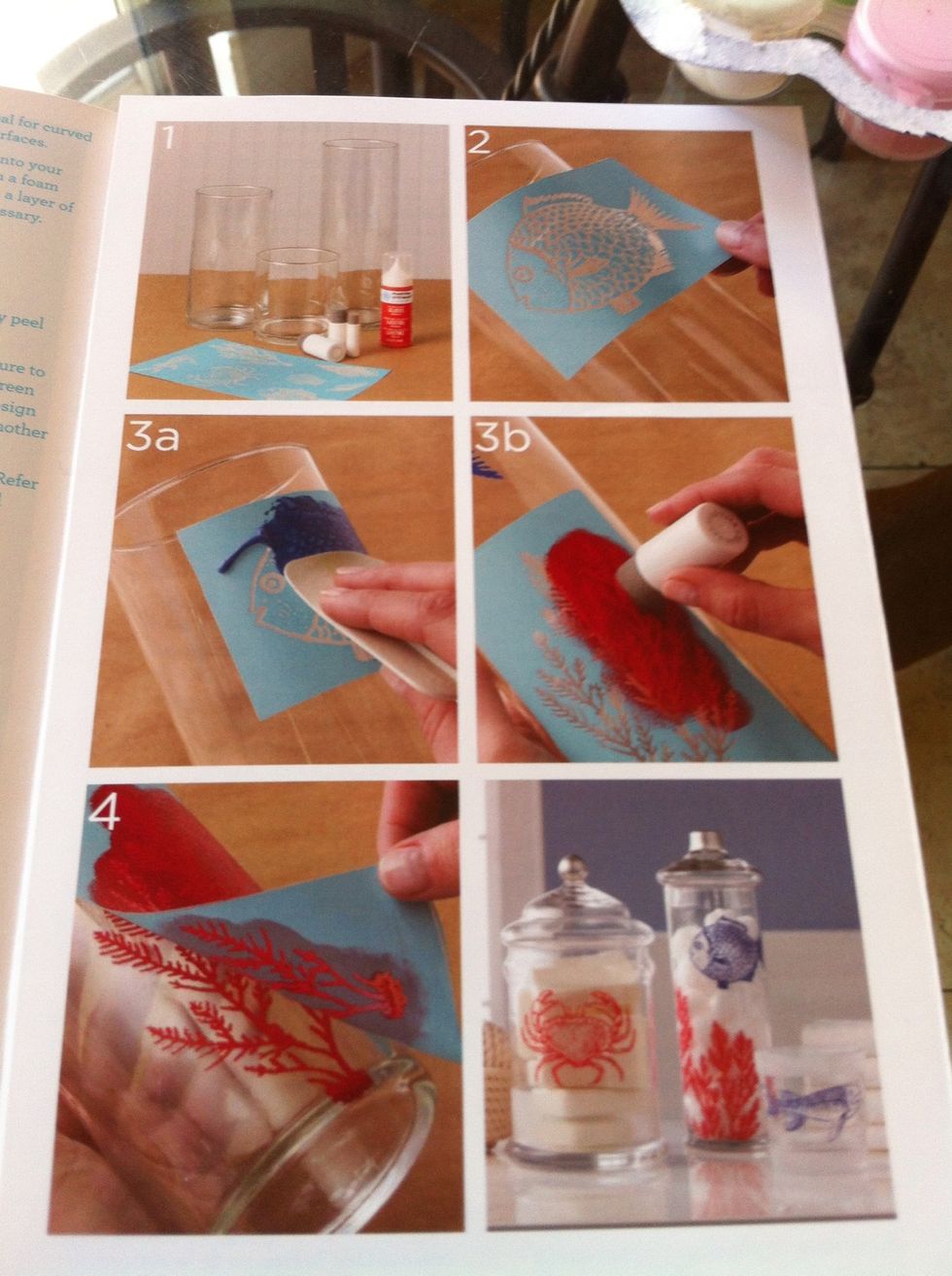wash , dry, clean w alcohol area, set stencil add small amount off paint on all stencil, dont let it dry  .peel off stencil and  wash it right away w warm water and soap.. That is  it let it dry...