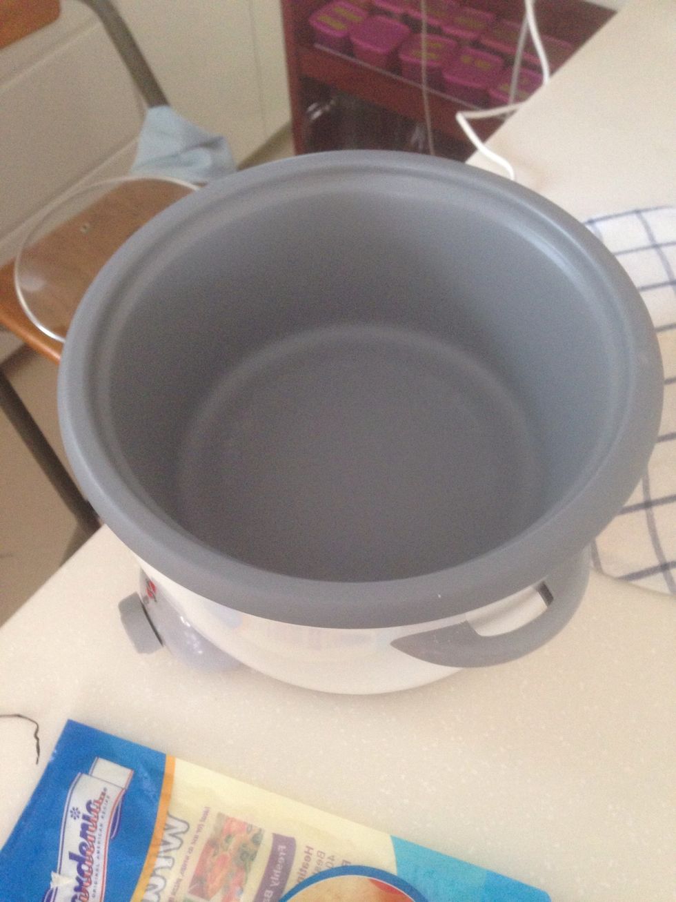 Wash & dry the pot so you can make proper tahdig. If you don't, the pot will be sticky and your tahdig will not come out right