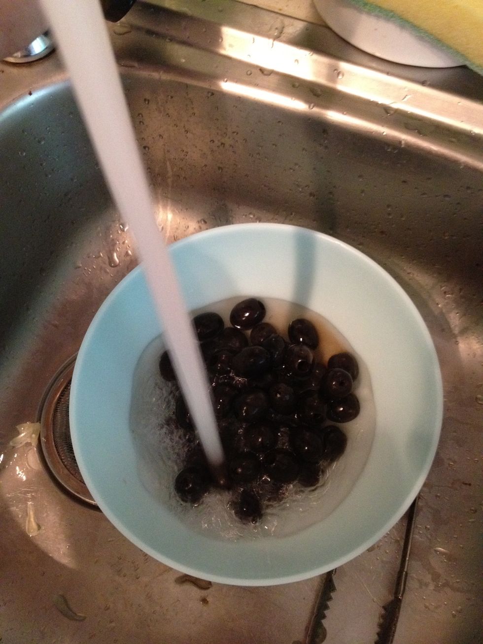 Wash it again to get rid of saltiness.