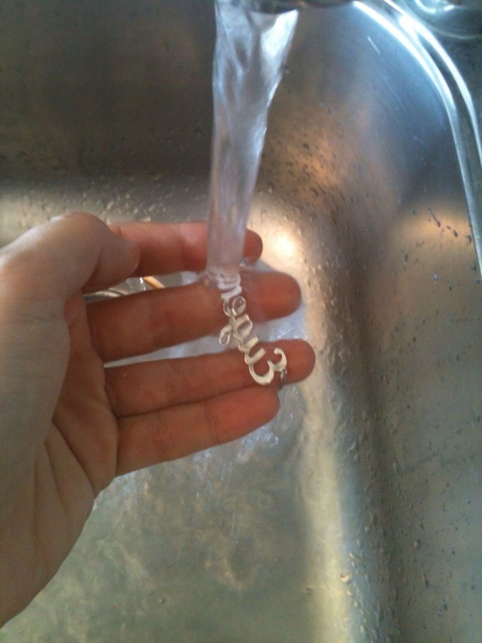 wash it under cold running water, wipe it, and\u2026