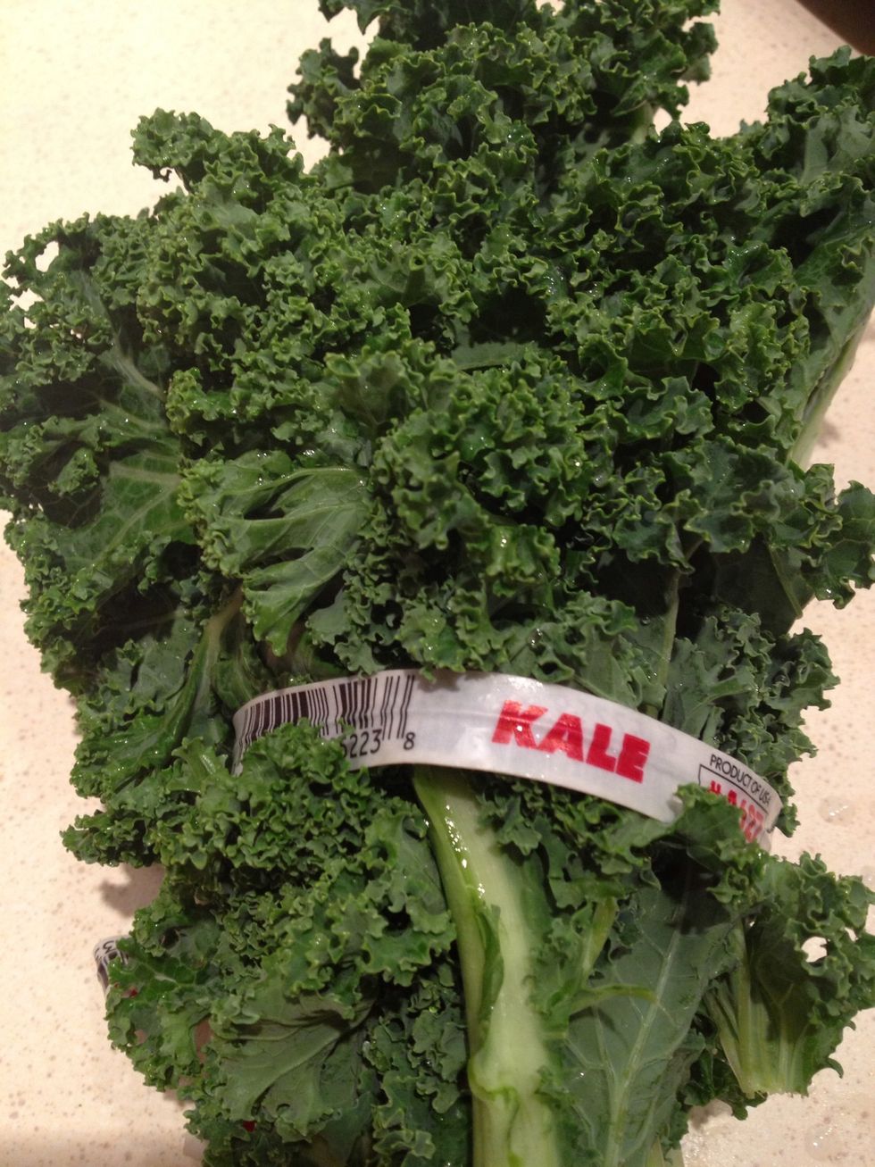 Wash kale to get pesticides and germs from the store off