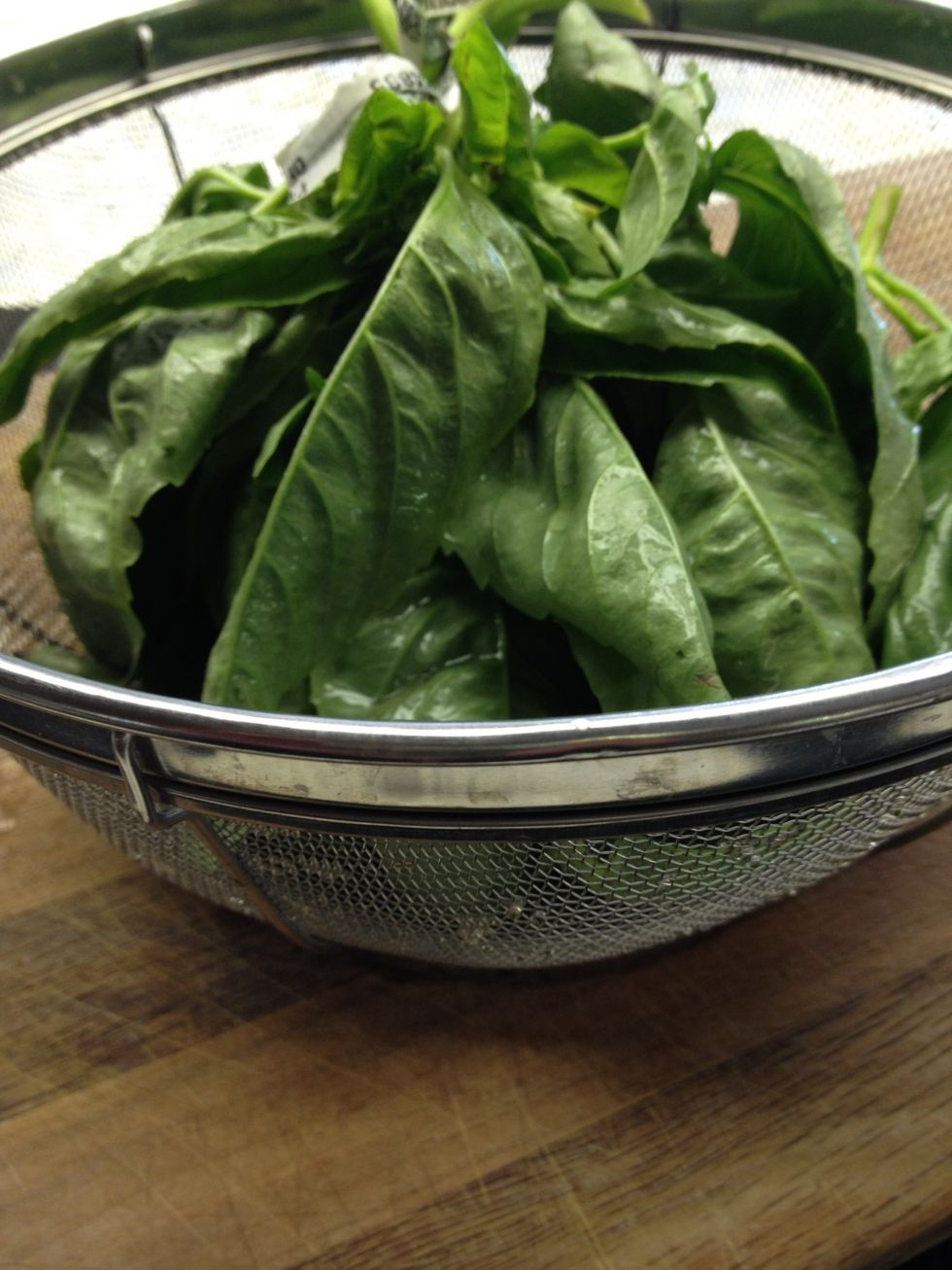 Wash some Basil.