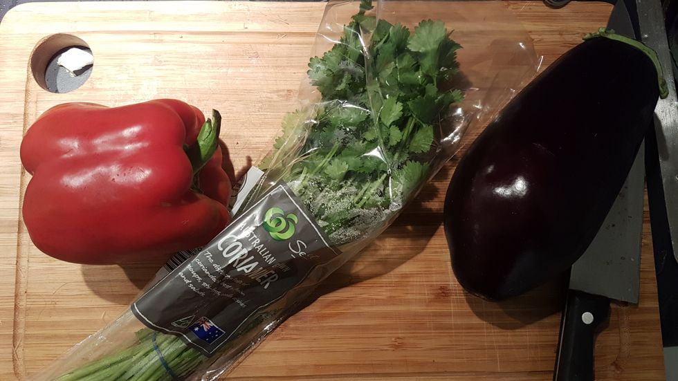 Wash the vegetables