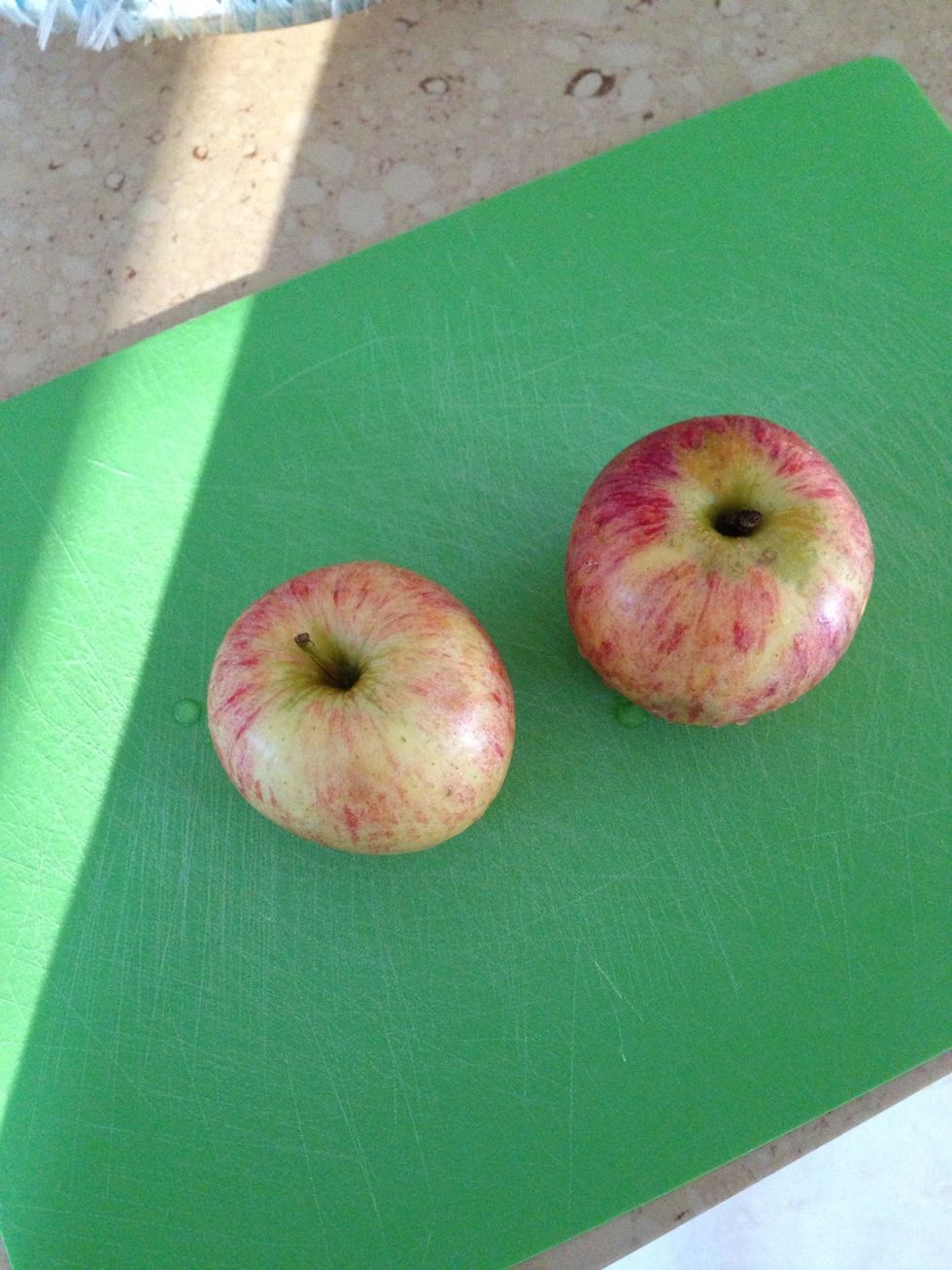 Wash your apples.