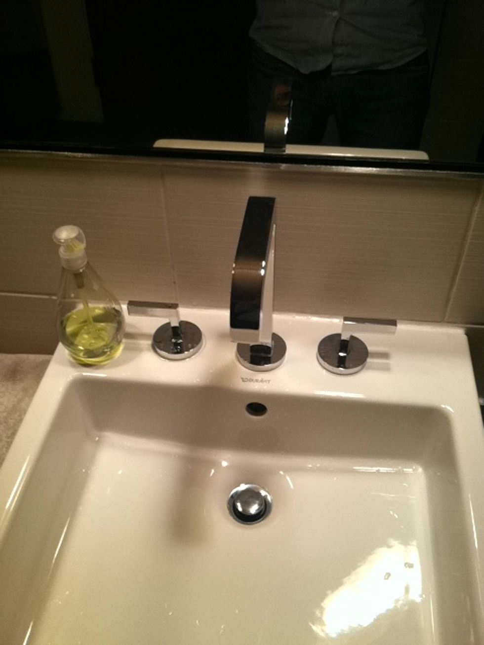 Wash your hands more often, with more soap and lukewarm water. The key here is rubbing your hands together under the water.