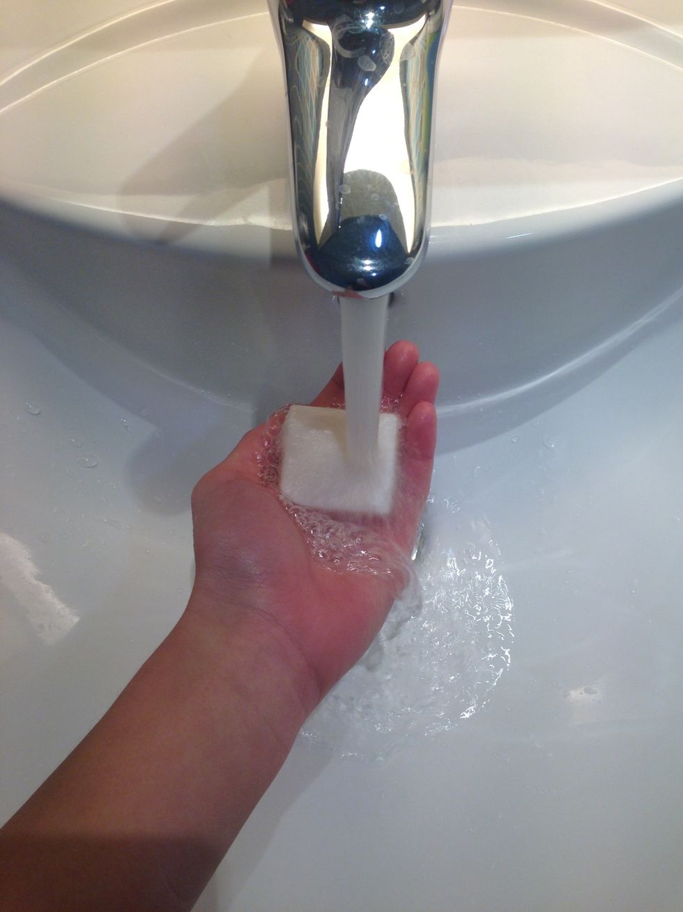 Wash your hands with soap before touching the fruits!