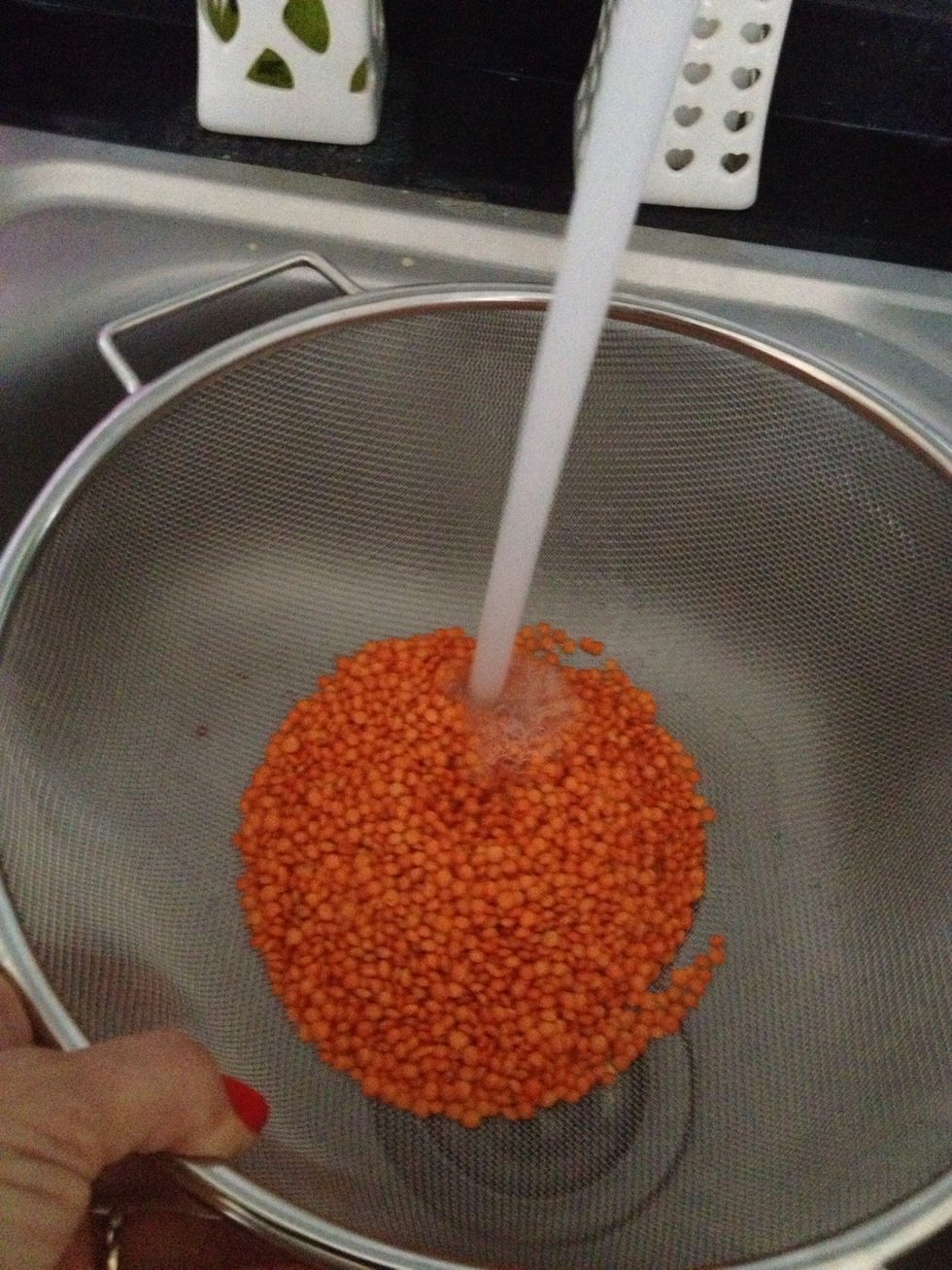 Wash your lentils
