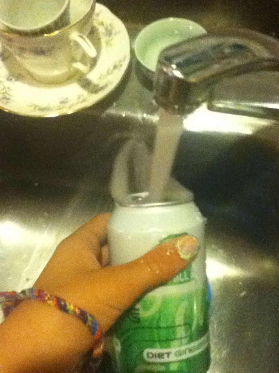 Wash your soda can.