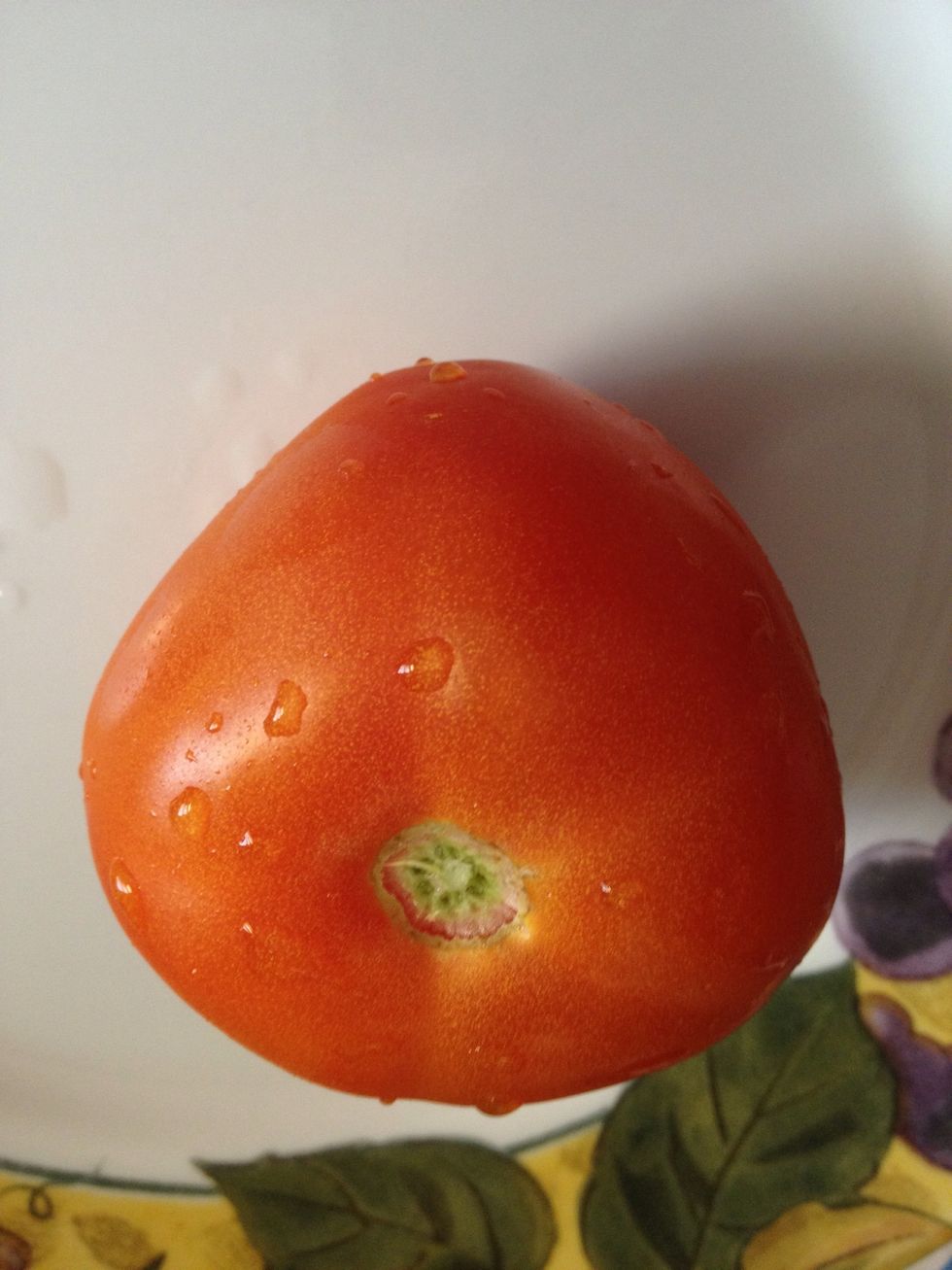Wash your tomato.