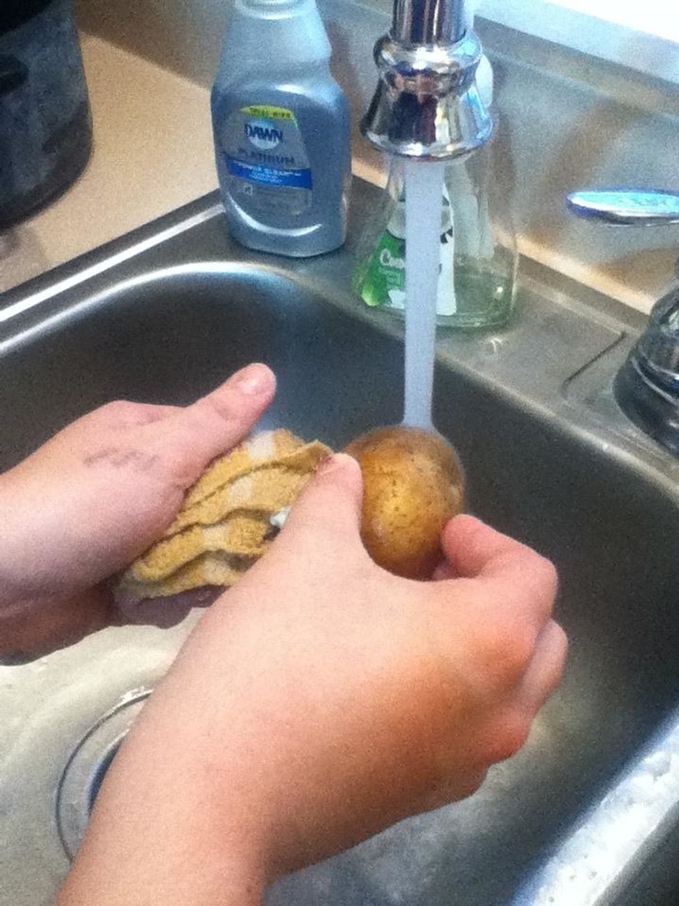 Wash your vegetables with cold water.