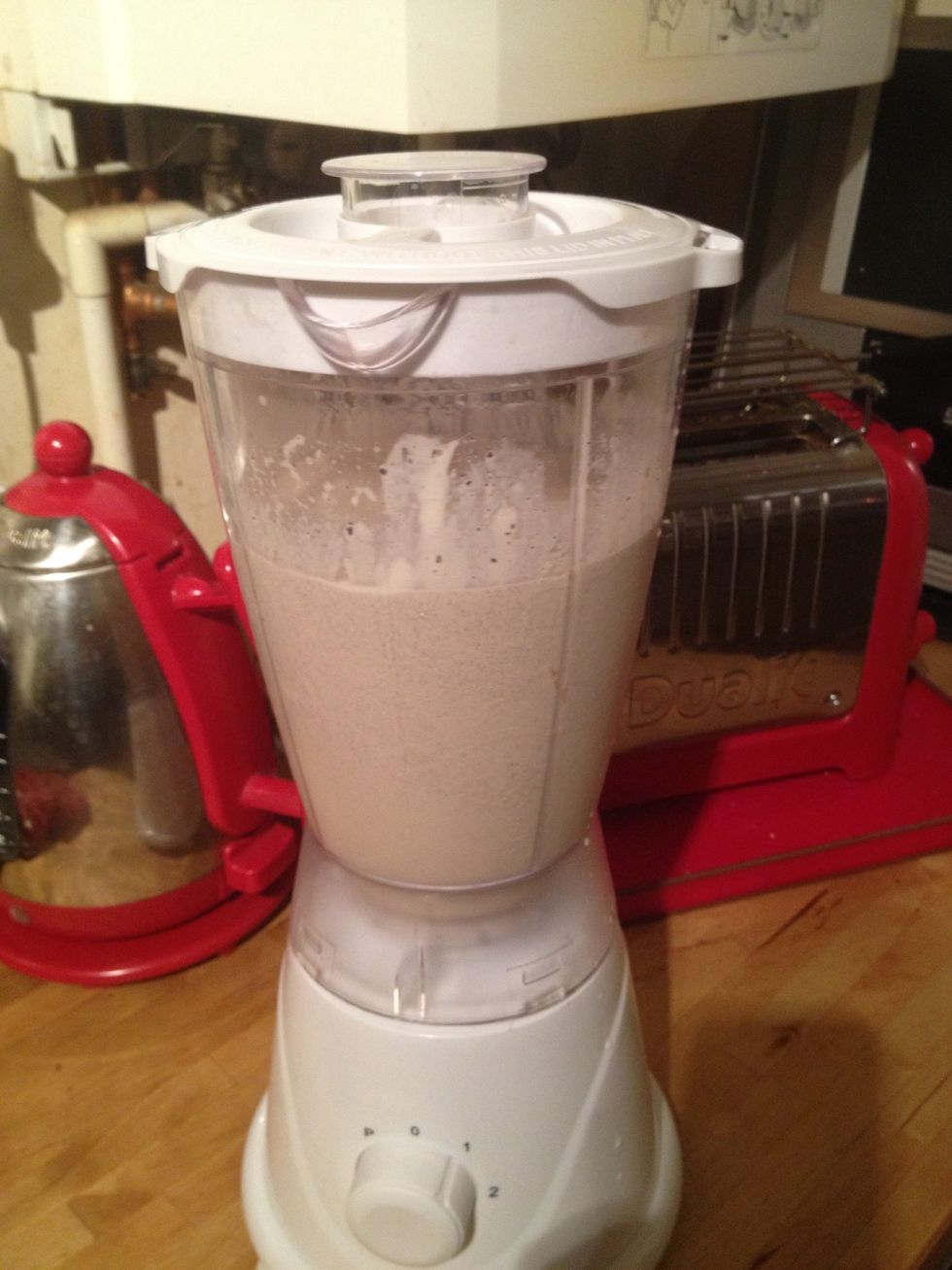 Watch it whizz for a minute.....then it's ready