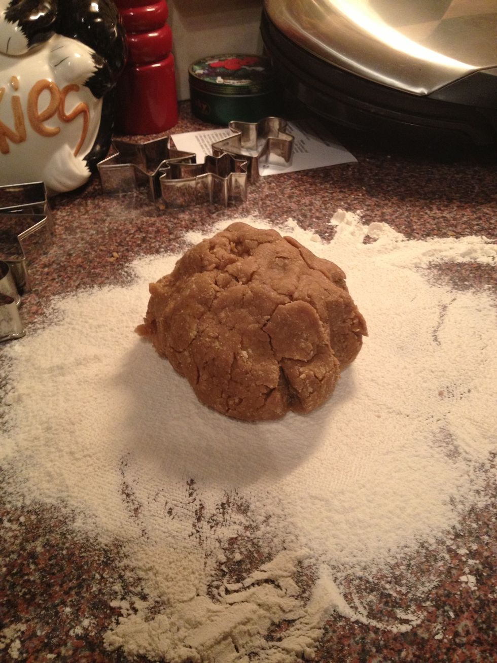Watch your dough as it roams in its natural habitat (flour your work surface)