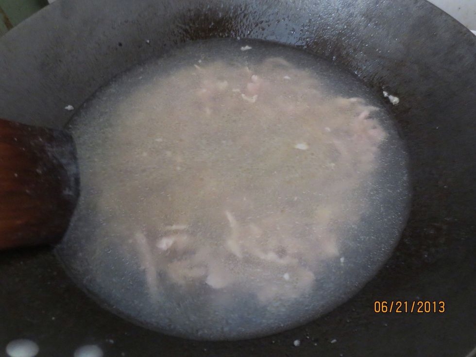 Water added