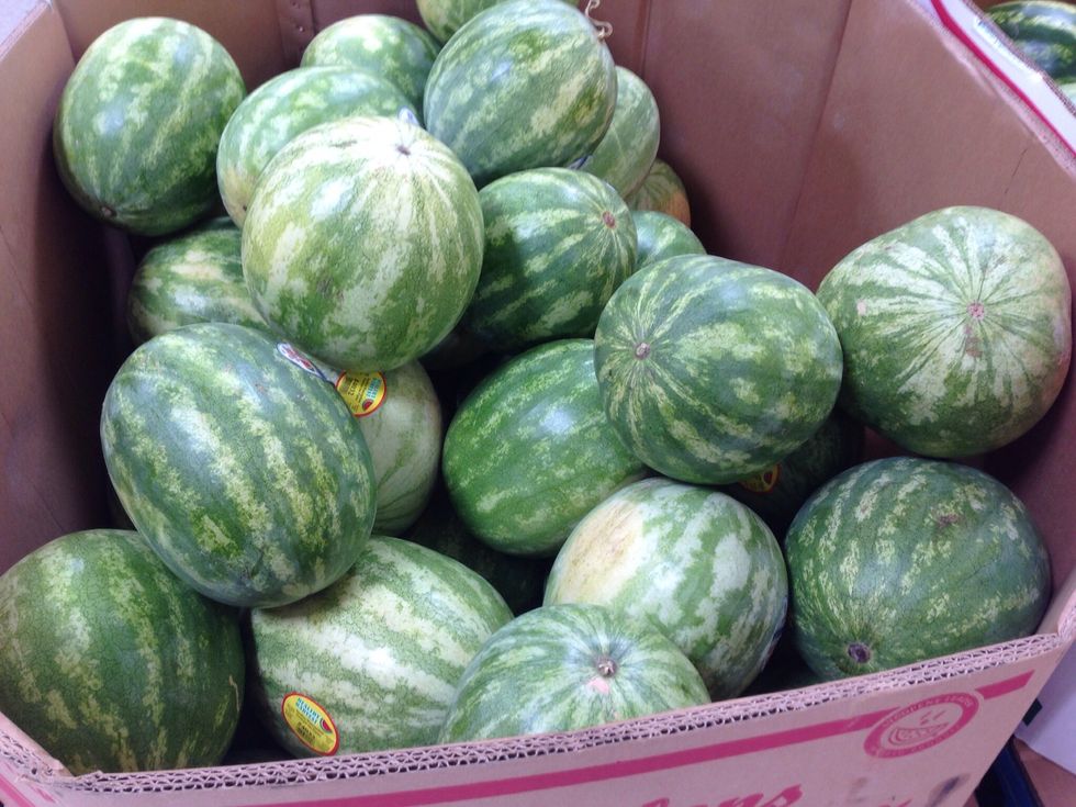 Watermelons always look great but what's inside, you never know.